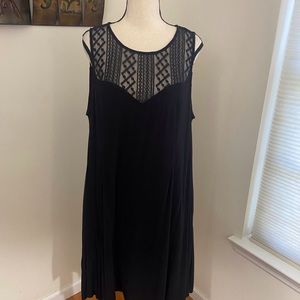 Torrid Black Lace Trapeze Dress